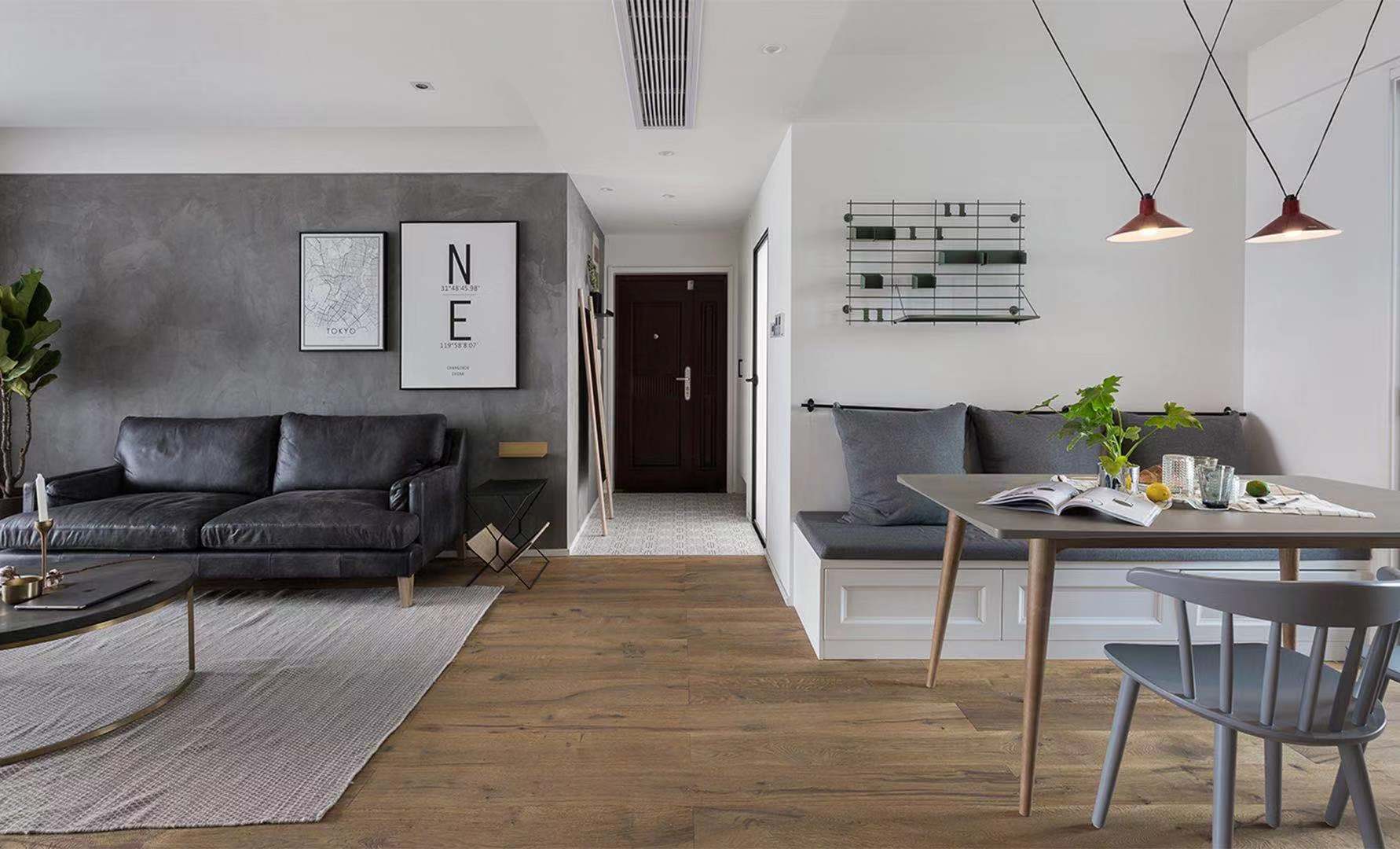 125㎡里的北歐ins風，渾然一體，安之若素！